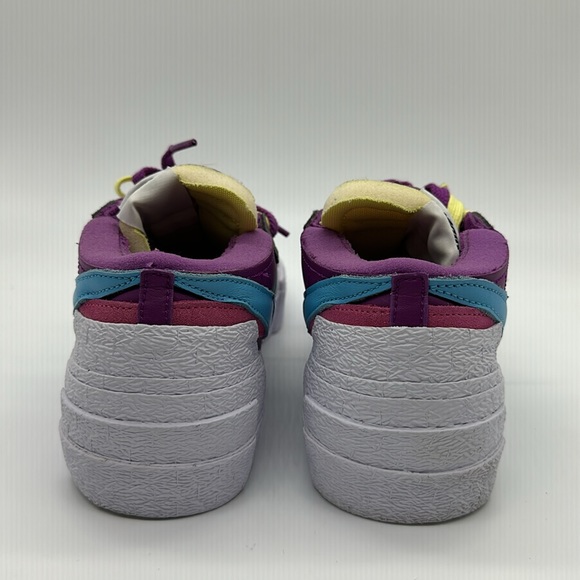 USED Nike Blazer Low x KAWS x Sacai Purple Dusk DM7901-500 No Box - Picture 5 of 6